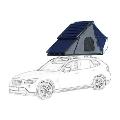 Hoog-Aluminium Hard Shell Triangle Roof Top Tent voor 2022 Car Hard Shell Rooftop Tent