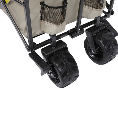 Robuuste en lichte ergonomische vouwkar voor kamperen en tuinen