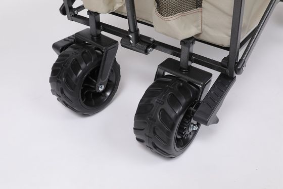 Gemakkelijke strandwagen met ergonomisch handvat en 7x1.75 inch wielen 101x51x108cm
