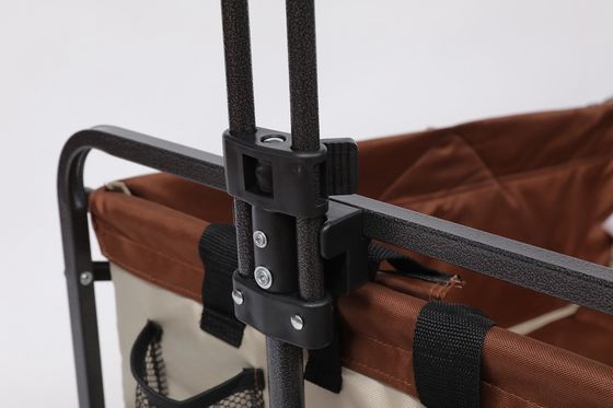 Gemakkelijke strandwagen met ergonomisch handvat en 7x1.75 inch wielen 101x51x108cm