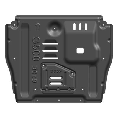 Aluminiumlegering Mercedes G500 Chassis Guard Engine Skid Plate Makkelijk aansluiten