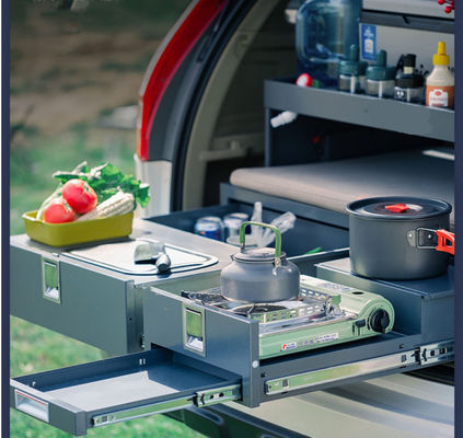 15-20 dagen Levertyd Poederbedekte campingkeuken voor SUV crossover wagen truck of van