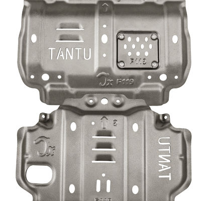Zilveren/zwarte skidplaten voor 18Toyota Tundra Radiator Motor Transmission Transfer