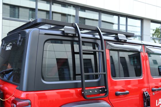 18-23 Wrangler Rubicon Jeep Fitment SUS304 Auto dak top tent aluminium verlengladder