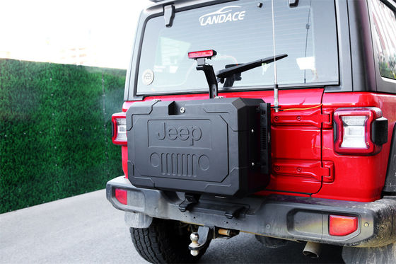 2018- Aluminium legering staartpoort opslagdoos reservewiel vervanging voor Jeep Wrangler JL JK