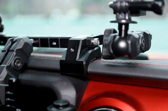 Scherm draaiende houder Scherm draaiend montage Centrum console Beugel mobiele telefoonstand voor Jeep Wrangler
