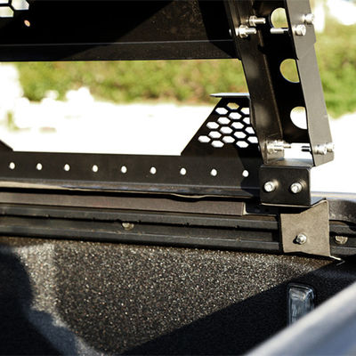 Zwart poeder bekleed borstkas bed rek accessoire voor TOYOTA truck off-road bevestiging