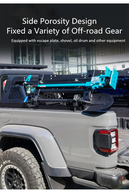 Zwart poeder bekleed borstkas bed rek accessoire voor TOYOTA truck off-road bevestiging