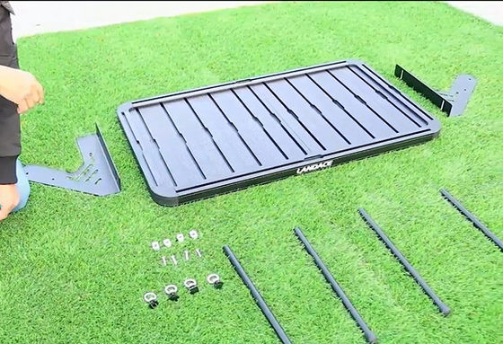 2012-2013 Jaar Landace Logo Jeep Wrangler JL Interieur Cargo Storage Rack met Tafel Bootshelf
