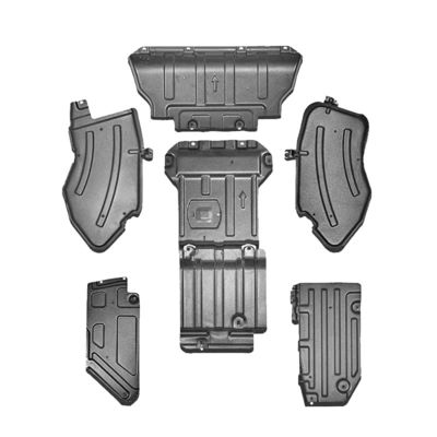 Zilveren aluminiumlegering onder de motorkap voor Wrangler JK JL Off-Road 4X4 Accessoires