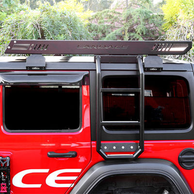 Jeep Wrangler JL JK dakrek met windfaçade en aluminiumbagagebeugel