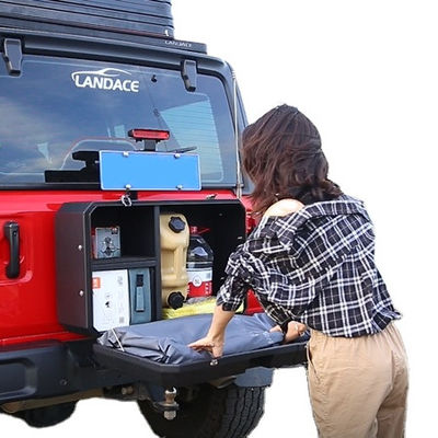 2013-2017 Poederbedekte aluminium 4x4 voertuigbuiten accessoires opslagdoos voor Wrangler JL/JK