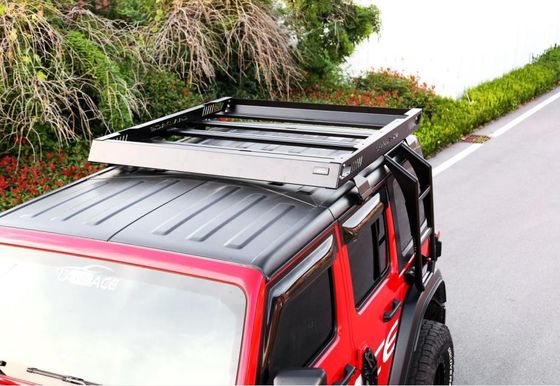 4x4 Vehicle Roof Rack Basket voor 18-23 Wrangler Rubicon Jeep Steel Aluminium Construction