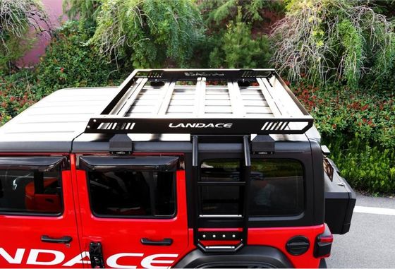 4x4 Vehicle Roof Rack Basket voor 18-23 Wrangler Rubicon Jeep Steel Aluminium Construction