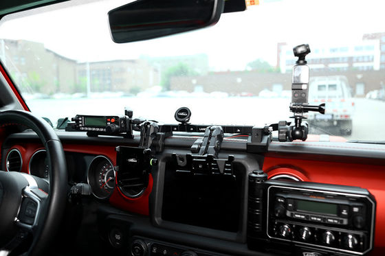 Fabriek rechtstreeks Multi functie telescopische staaf middenconsole Car Mobile Phone Bracket voor Jeep Wrangler JL JK