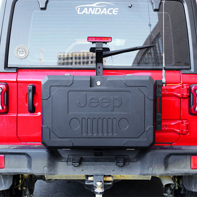 JL JK External Accessories Hitch Mount Metalen Doos met aangepaste poedercoating in zwart