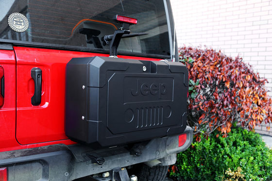 JL JK External Accessories Hitch Mount Metalen Doos met aangepaste poedercoating in zwart