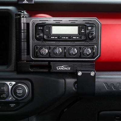 Zwart 4 Gang Car Switch Panel voor Jeep Wrangle JL Electronic Relay System 12V Spanning