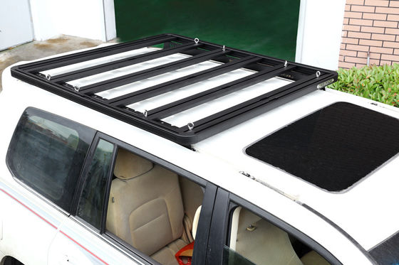 1889*1225mm Anodisch geoxideerd oppervlak staal aluminium zwart dakrek voor Y60 SUV Car Bar 4x4