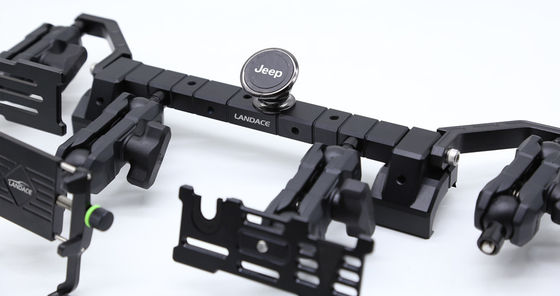 360 graden verstelbare rotatie multi-purpose dash mount kit voor jeep wrangler in zwart