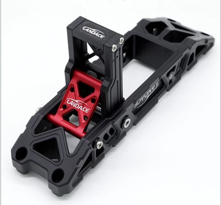 Beproefde aluminium legering vouwdeur scharnier stap voet pedaal ladder kit voor Jeep Wrangler