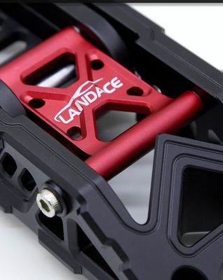 Beproefde aluminium legering vouwdeur scharnier stap voet pedaal ladder kit voor Jeep Wrangler