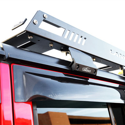 Hoog laadvermogen Jeep Wrangler dakrek mand met geïntegreerde ladder 400kg capaciteit