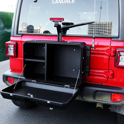 Achterste aluminium opslaggereedschap voor jeep