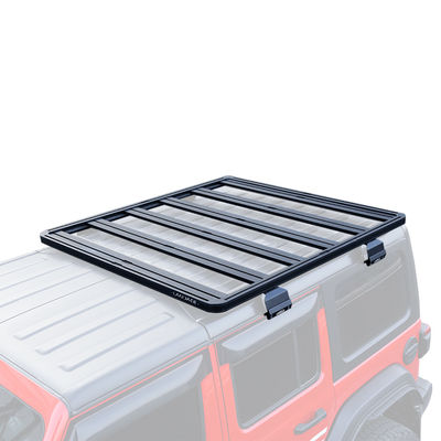 Snelle en gemakkelijke installatie Zwarte 4x4 aluminium dakrek voor Jeep Wrangler JL