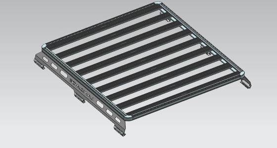 300 kg laadvermogen Zwarte auto dak bagage drager voor JK JL 4Runner Hilux Ranger
