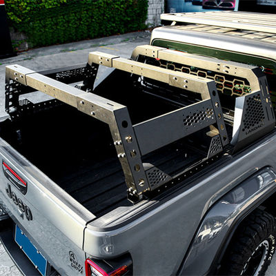 Zwart zilveren plaatsingsbak berg borstkas bed rek systeem voor Toyota full-size truck bed