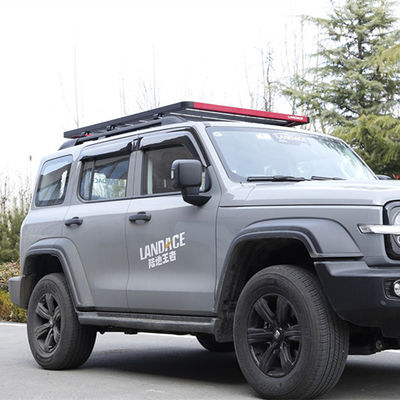 Universale SUV dakrek vrachtdrager gemaakt van aluminiumlegering en SUS304 met SUS304 afwerking