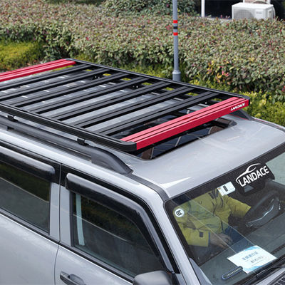 Universale SUV dakrek vrachtdrager gemaakt van aluminiumlegering en SUS304 met SUS304 afwerking